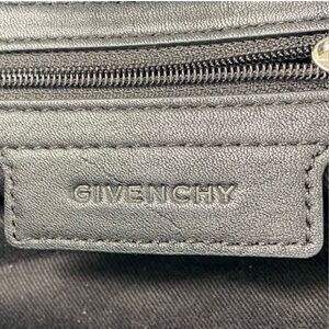 Givenchy Black Bag with Textured Leather and Metallic Zipper